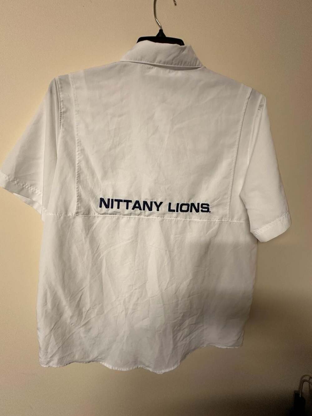 Pro Edge Penn State Nittany Lions Fishing Shirt Size M White